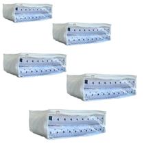 Kit 5 Unidades Bolsa Organizador Multiuso Pp/P/M/G/Gg - Bom Closet