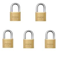 Kit 5 Unidades Cadeado Latão 45mm Pado Segredos Diferentes
