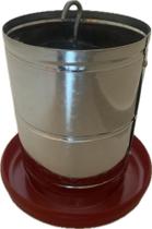 Kit 5 unidades Comedouros para Aves, Frango, Galinha, Faisão Tubular 5kg