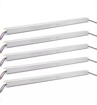 Kit 5 unidades Fonte Driver Slim 12v 10a 120w Para Fita Led Perfil De Led Kit 5 unidades Fonte Driver Slim 12v 10a 120w Para Fita Led Perfil De Led