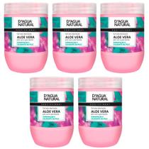 Kit 5 Unidades Gel Pós-Depilação Dagua Natural Aloe Vera Pós-Sol e Pós-Barba 750g Kit 5 Unidades Gel Pós-Depilação Dagua Natural Aloe Vera Pós-Sol e Pós-Barba 750g