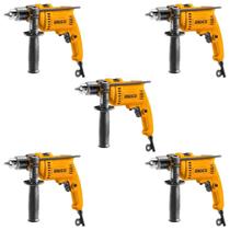 Kit 5 unidades - ingco furadeira de impacto 1/2pol 680w 220-240v
