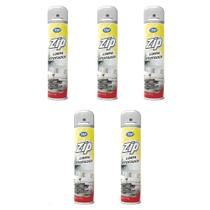 Kit 5 Unidades Limpa Estofados Carro e Sofá Spray Zip My Place 300ml