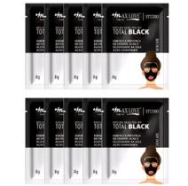 kit 5 Unidades Máscara para limpeza Facial Sachê Skin Care - Max Love 8g
