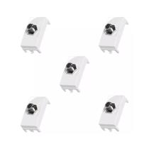 Kit 5 unidades - mg modulo tomada tv coaxial 75 ohms br sleek - MARGIRIUS Kit 5 unidades - mg modulo tomada tv coaxial 75 ohms br sleek - MARGIRIUS