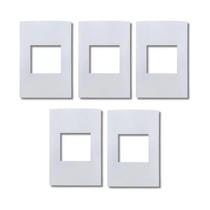 Kit 5 Unidades - Mg Placa 4x2 2 Postos Horizontal (16037)