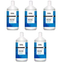 Kit 5 Unidades Óleo para Massagem Dagua Natural Neutro 1L Sem Perfume Hidratação