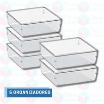Kit 5 Unidades Organizador Pequeno Acessórios Gavetas Peças Kit 5 Unidades Organizador Pequeno Acessórios Gavetas Peças