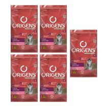 Kit 5 unidades - origens ração gatos castrados sênior salmão 3kg Kit 5 unidades - origens ração gatos castrados sênior salmão 3kg