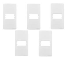 Kit 5 unidades Placa com Suporte Condulete 1 Posto 3/4 Sleek Margirius 21843 Kit 5 unidades Placa com Suporte Condulete 1 Posto 3/4 Sleek Margirius 21843