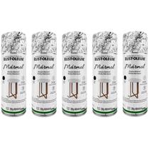 Kit 5 unidades - rust-oleum spray efeito marmore (linhas pretas)