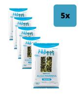 Kit 5 Unidades Snack De Alga Marinha 05g Wasabi