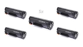 Kit 5 UNIDADES TONER 285A 85 PARA IMPRESSORA P1102 1102 P1102W 1102W