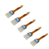 Kit 5 unidades trincha média 696 1/2 pintura tigre