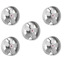 Kit 5 unidades - venti delta exaustor 30 cm 127 v cinza axial industrial 803001