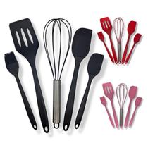 Kit 5 Utensílios Cozinha Silicone Macio Espátula Fue Pincel Kit 5 Utensílios Cozinha Silicone Macio Espátula Fue Pincel