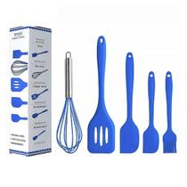 Kit 5 Utensilios de Cozinha Silicone 5 peças