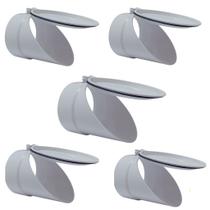 kit 5 Válvula De Retenção Esgoto Ponta luva 100mm (4 Polegadas)anti ratos , insetos, alagamento