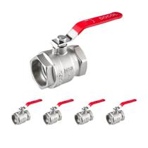 Kit 5 Válvula Esfera Dn 50 2 Pol Docol