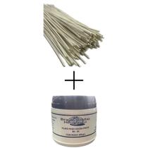 Kit 5 Varetas Solda Foscoper 2,4mm x 46cm + Fluxo de Solda Kit 5 Varetas Solda Foscoper 2,4mm x 46cm + Fluxo de Solda