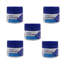 Kit 5 Vaselina Sólida 25g Lubrificante E Hidratante Uniphar