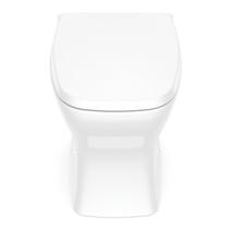 Kit 5 Vaso Sanitários Rimless com Assento PP Softclose Vip Celite Branco/Brilho