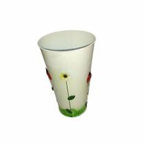 Kit 5 Vasos Baldes Metal Enfeite Jardim Varanda Joaninha Kit 5 Vasos Baldes Metal Enfeite Jardim Varanda Joaninha