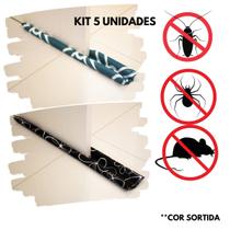 Kit 5 Veda Porta Contra Insetos Baratas Formigas Poeira e Sujeiras Sortidos 70Cm