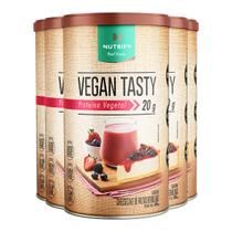 Kit 5 Vegan Tasty Proteína Vegetal Frutas Vermelhas Nutrify 420g