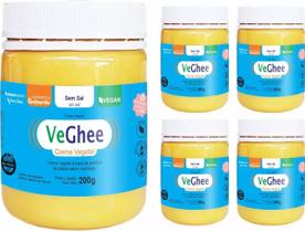KIT 5 VeGhee - Manteiga Vegetal sem sal - 200g - Natural Science