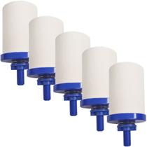 Kit 5 Velas Acquamar Carvão Ativado Acquapure para Filtro