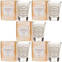 KIT 5 velas de vanilla para massagem hidratante beijavel - Sofisticatto