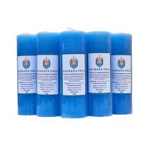 Kit 5 velas votiva 7 dias 260g (azul clara) Kit 5 velas votiva 7 dias 260g (azul clara)