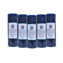 Kit 5 velas votiva 7 dias 260g (azul marinho) Kit 5 velas votiva 7 dias 260g (azul marinho)