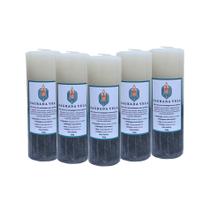 Kit 5 velas votiva 7 dias 260g (branca e preta) Kit 5 velas votiva 7 dias 260g (branca e preta)