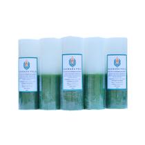 Kit 5 velas votiva 7 dias 260g (branca e verde) Kit 5 velas votiva 7 dias 260g (branca e verde)