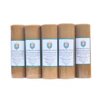 Kit 5 velas votiva 7 dias 260g (dourada)