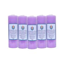 Kit 5 velas votiva 7 dias 260g (lilás) Kit 5 velas votiva 7 dias 260g (lilás)