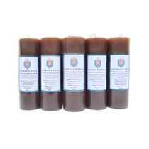Kit 5 velas votiva 7 dias 260g (marrom) Kit 5 velas votiva 7 dias 260g (marrom)