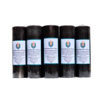 Kit 5 velas votiva 7 dias 260g (preta) Kit 5 velas votiva 7 dias 260g (preta)