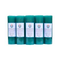 Kit 5 velas votiva 7 dias 260g (turquesa)