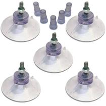 Kit 5 Ventosas de 40mm (4 cm) PVC C/Parafuso,Porca E Selante Kit 5 Ventosas de 40mm (4 cm) PVC C/Parafuso,Porca E Selante