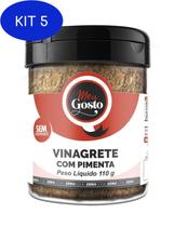 Kit 5 Vinagrete Com Pimenta - Meu Gosto 110G