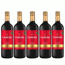 Kit 5 Vinho Canção Suave 750ml - Serra Gaúcha Kit 5 Vinho Canção Suave 750ml - Serra Gaúcha
