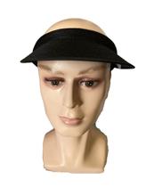 Kit 5 Viseiras Tiara Arco Preto Aba 12cm c/ Elástico Praia