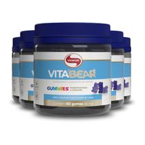 Kit 5 Vita Bear Multivitamínico Vitafor 60 Gomas