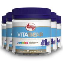 Kit 5 Vita Bear Multivitamínico Vitafor 60 Gomas Kit 5 Vita Bear Multivitamínico Vitafor 60 Gomas