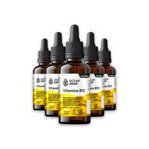 Kit 5 Vitamina B12 em Gotas Ocean Drop 20ml Sabor Frutas Vermelhas Kit 5 Vitamina B12 em Gotas Ocean Drop 20ml Sabor Frutas Vermelhas
