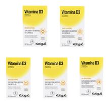 Kit 5 Vitamina D3 2.000 Ui 30 Cápsulas - Katigua
