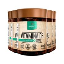 Kit 5 Vitamina D3 2000 UI Nutrify 60 Cápsulas Kit 5 Vitamina D3 2000 UI Nutrify 60 Cápsulas